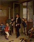 Petit Paintings - Les Petits Fumeurs Pris sur Le Fait by Andre Henri Dargelas
